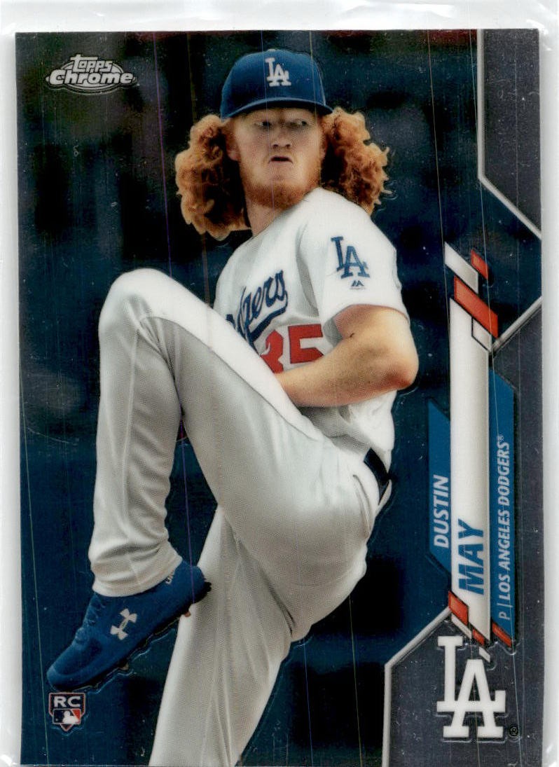 2020 Topps Chrome BASEBALL Dustin May #176 RC