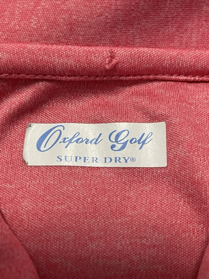 Camisa polo regata Ritz Carlton Lodge feminina S Activewear sem mangas rosa - Imagem 4 de 4