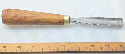 Vintage 13/16" S.J. Addis № 6 Sweep Gouge Wood Carving Chisel (INV S151)
