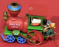 GILMORE Christmas 1990 NORTH POLE LIMITED #25 NPL Locomotive CAR ORNAMENT