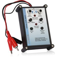 NVX XTGSP2 Tone Generator Speaker Polarity Tester, 0 8V Output, Black