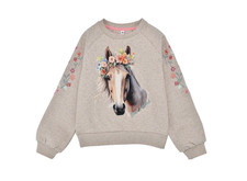 36283 Bondi Mädchen Sweatshirt Pferd Best Fr...