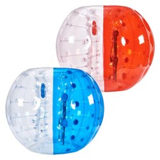 2 Pack 5FT Inflatable Bumper Balls Bubble Soccer Zorb Balls 0.8mm Adults Kids