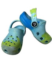 Crocs Little Kids Classic Clog C 6 Blue Tie Dye Swirl Children Toddler
