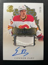 23-24 The Cup Hockey The NHL Collection Rookie Patch Auto Connor Zary #/35