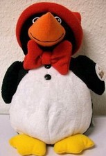 Pl&uuml;sch-Pinguin (rote M&uuml;tze) 18 cm