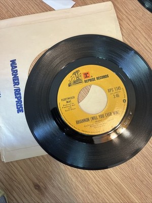 Fleetwood Mac 45 rpm record ''Rhiannon/Sugar daddy'' NM