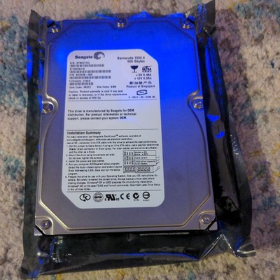 Seagate Barracuda 7200.9 500GB 7200RPM 3.5'' ST3500841A IDE HDD Used
