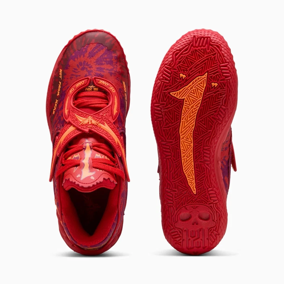 Puma MB05 Crowd Surf 312132-01 Rojo Magenta Brillo Fluro Naranja Para hombres Talla 9 Foto 4 de 4