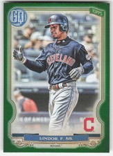 2020 Topps Gypsy Queen Green Francisco Lindor #228 Cleveland Indians