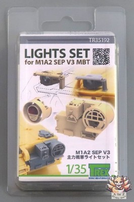 1/35 M1A2 SEP V3 Abrams Light Set Detail Up Parts Plascit Model