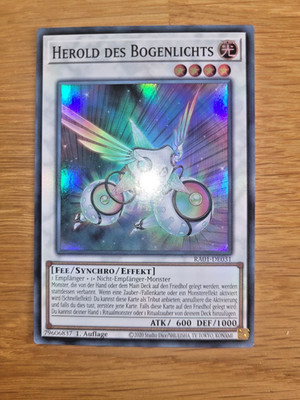 Yugioh Herold des Bogenlichts RA01-DE031 Super Rare Deutsch