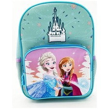 Disney Frozen Kids Backpack Blue School Bag Strap Repaired