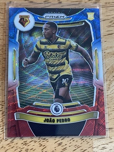 2021-22 Panini Prizm Premier League Joao Pedro RC Red White and Blue Prizm #270