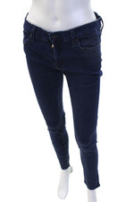 7 For All Mankind Women Skinny Dark Blue Jeans Size 31