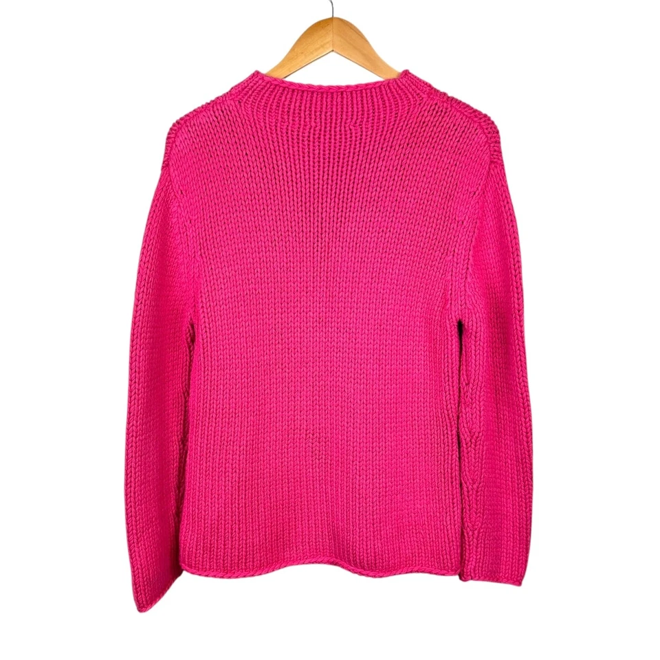 Acogedor suéter de invierno vintage Harold's para mujer L rosa grueso tejido manga larga Foto 2 de 4