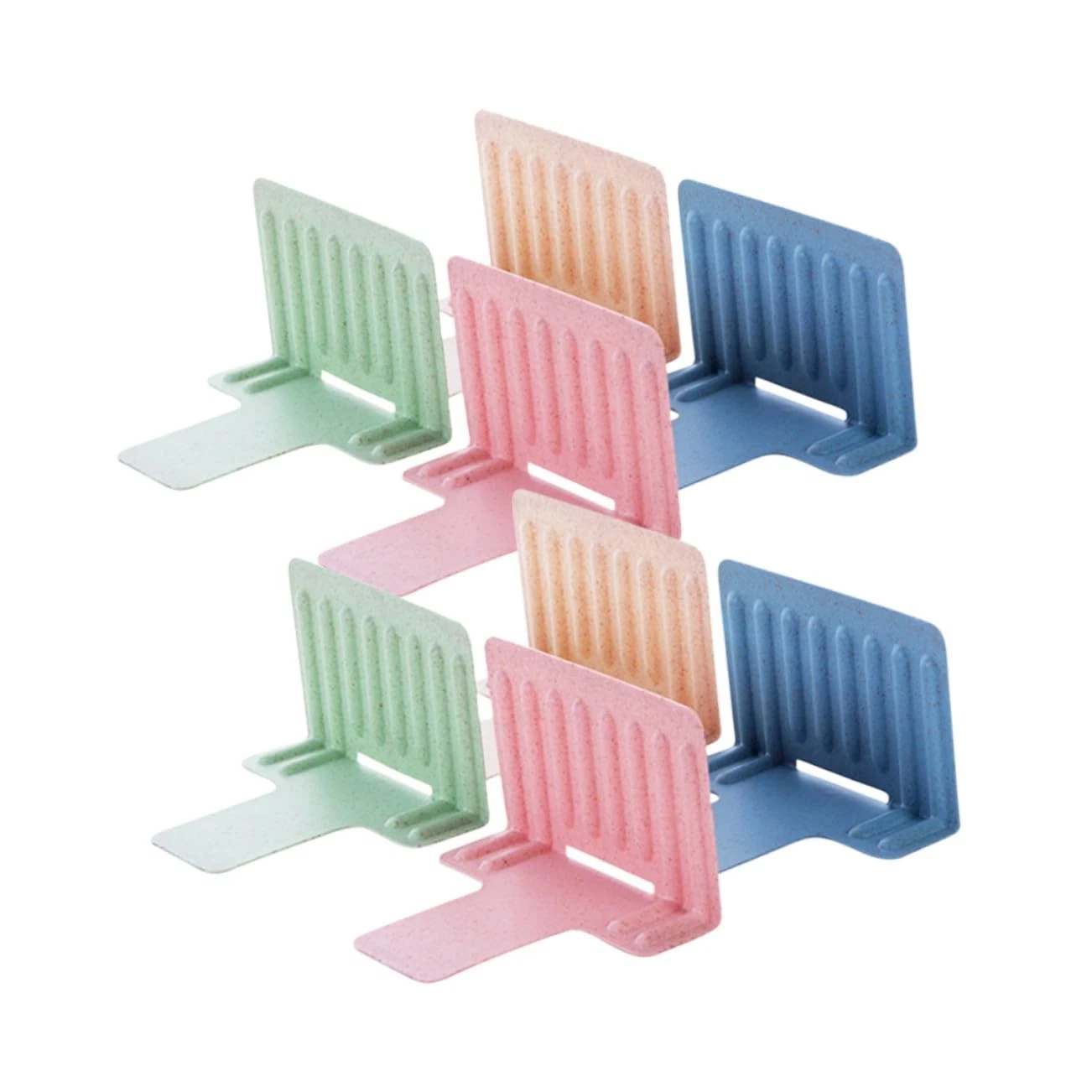 8-Piece PP Drawer Dividers for Refrigerated Food Storage Stackable Kitchen Or...