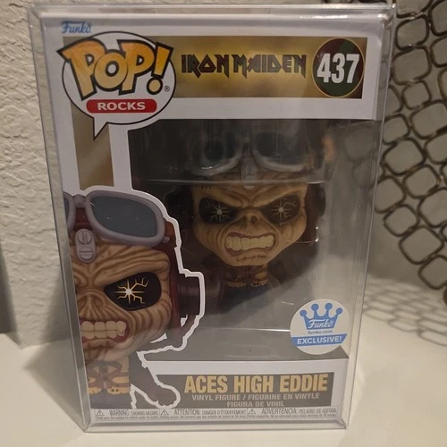 Iron Maiden "Aces High" Eddie Funko Pop! Rocks #437 W / Protector