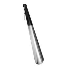 Metal Shoe Horn 12 Inch Portable Quality Stainless Steel Shoehorn with Rubber