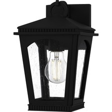 Quoizel HUK8406 Huck 11" Tall Outdoor Wall Sconce - Black
