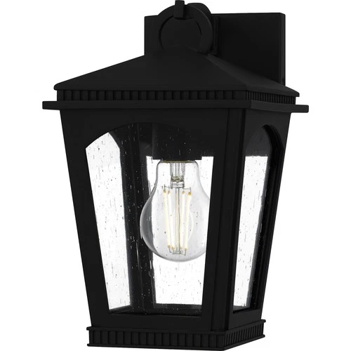 Quoizel HUK8406 Huck 11" Tall Outdoor Wall Sconce - Black - Picture 1 of 7