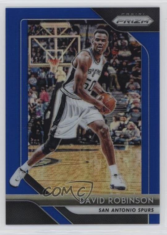 2018-19 Panini Prizm Blue Prizm 49/199 David Robinson #195 HOF