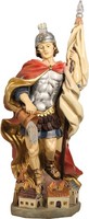 Heiligenfigur Heiliger Florian 35 Cm Polyresin Deko Statue