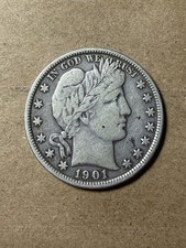 1901 Barber Half Dollar - As Shown! (#2256)