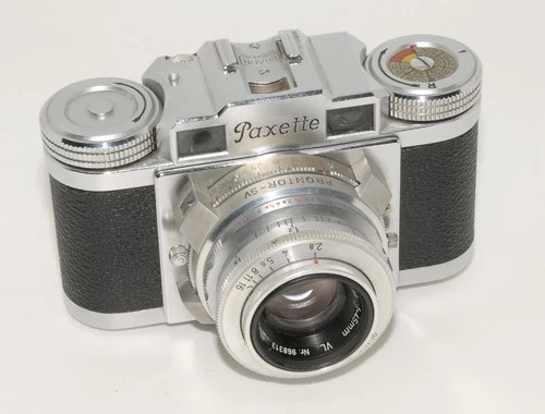 Braun Paxette with Steinheil Cassar 2.8/45 mm VL Prontor SV 2330/13