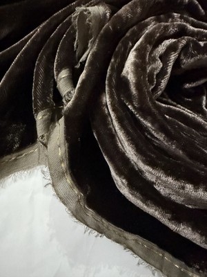 3m lang x 45'' SEIDENSAMT STOFF | WEICHER SEIDENSAMT für Kleid, Nähen, Kleid - V56B