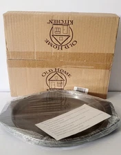 Old Home Kitchen Easy Cake Baking Pans, 4 Pack,  8" Personal Pizza Pan Set NEW