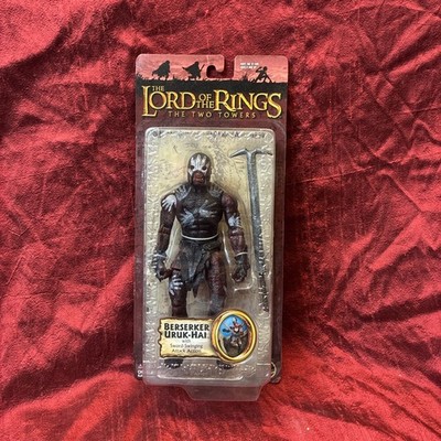 The LORD of the RINGS The Two Towers Berserker Uruk-Hai Figure