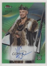 2020 Topps Finest WWE Green Refractor 83/99 King Corbin #A-KC Auto 9e1