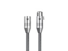 XLR Balanced Audio Cable - 2M | 24K Gold Plated, Oxygen-Free Copper - Monolith