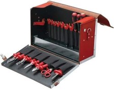 BAHCO 3045V-2 Insulated Tool Set, 1000 Volt, 19 Piece