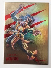 2024 Fleer Ultra Wolverine Gold Rainbow Foil card #7 SHAMAN epack exclusive