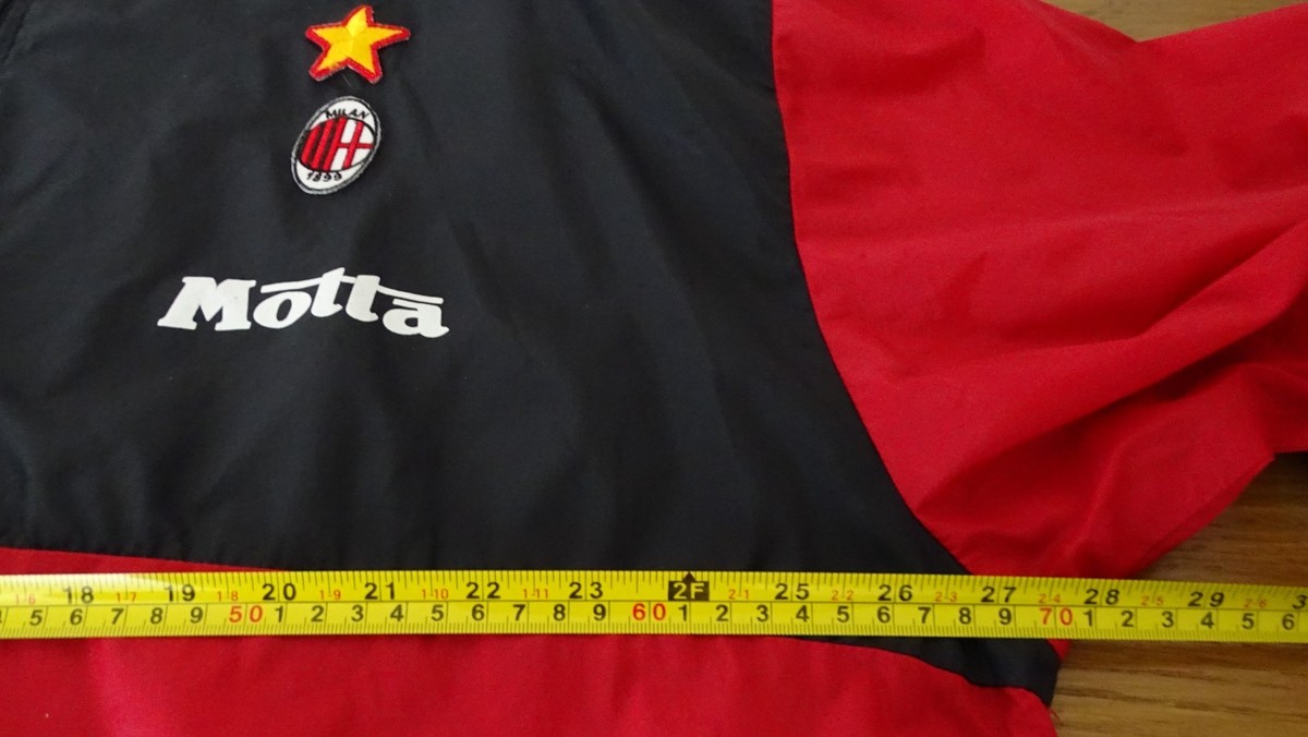 Vintage 90s AC Milan Lotto Motta Training Jacket 1/3 Zip