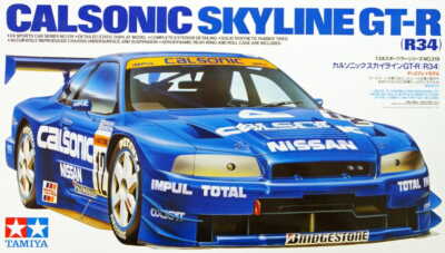 TAMIYA 24219 1:24 Nissan Calsonic Skyline GT-R (R34) Plastic Model Kit