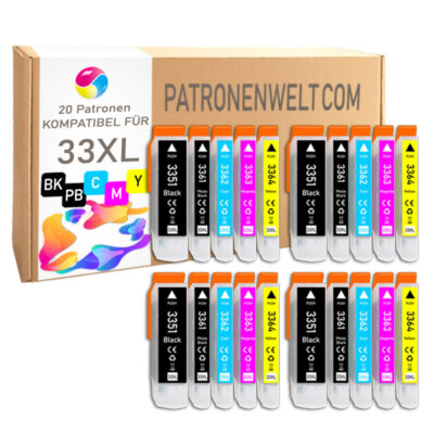20 Druckerpatronen kompatibel für Epson Expression Premium XP-7100 XP-530
