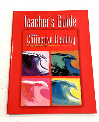 SRA Corrective Reading Comprehension Level B1 Teacher's Guide VG