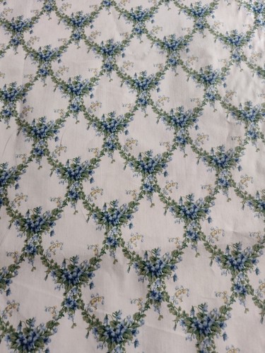 VTG Cyrus Clark Cotton Home Decor Fabric Floral Minnie Teflon Coated 57" W ~ BTY - Picture 2 of 7