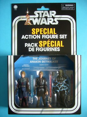 STAR WARS 3,75'' VINTAGE COLLECTION - THE JOURNEY OF ANAKIN SKYWALKER 3-PACK MIB