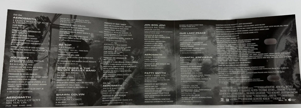 Cassette Tape ARMAGEDDON The Album Movie Soundtrack Aerosmith ZZ Top Journey - Image 3 of 4