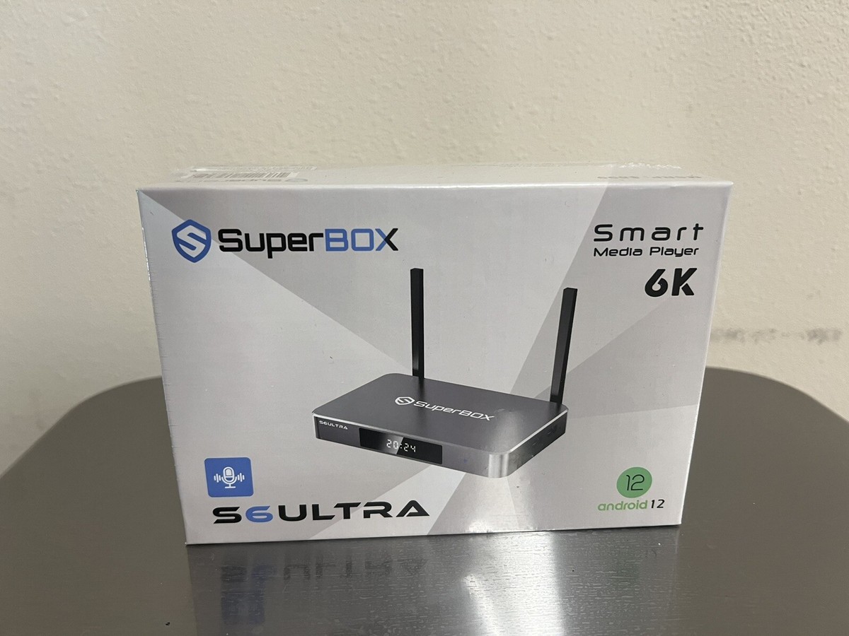 2025 Model Superbox S6 Ultra, UltraHD TV Box Wi-Fi With Bluetooth