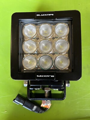 9 LED WORKLIGHT, 63 WATTS 60° Flood Beam Blacktips BLB070960