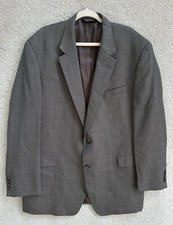 Jos. A. Bank Sport Coat Men  s 48L Gray Brown 100 Wool Blazer Sport Coat