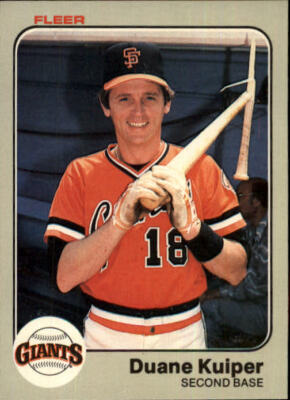 A6552- 1983 Fleer Baseball Cards 250-497 +Rookies -You Pick- 15+ FREE US SHIP