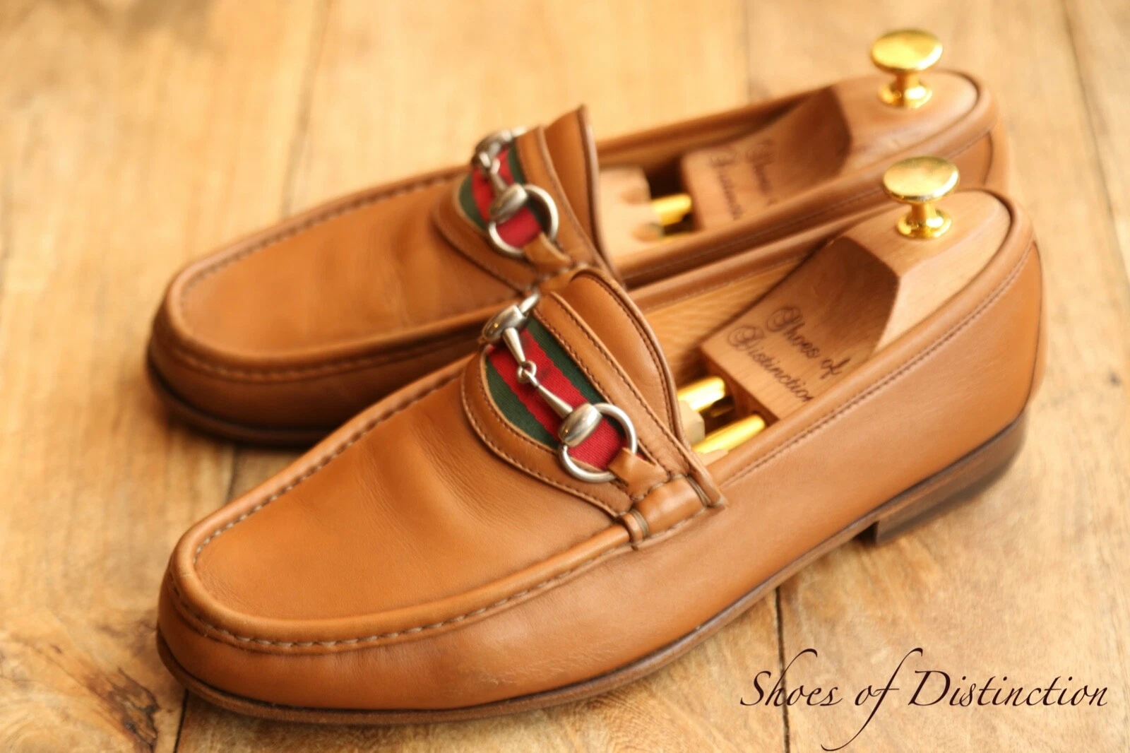 Mocassins Gucci marron marron marron marron mors chaussures homme UK 7 E US 8 EU 41