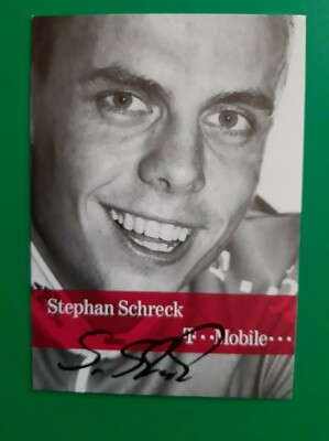 CYCLING Cycling Card STEPHAN SCHRECK Team T MOBILE 2005 Signed 