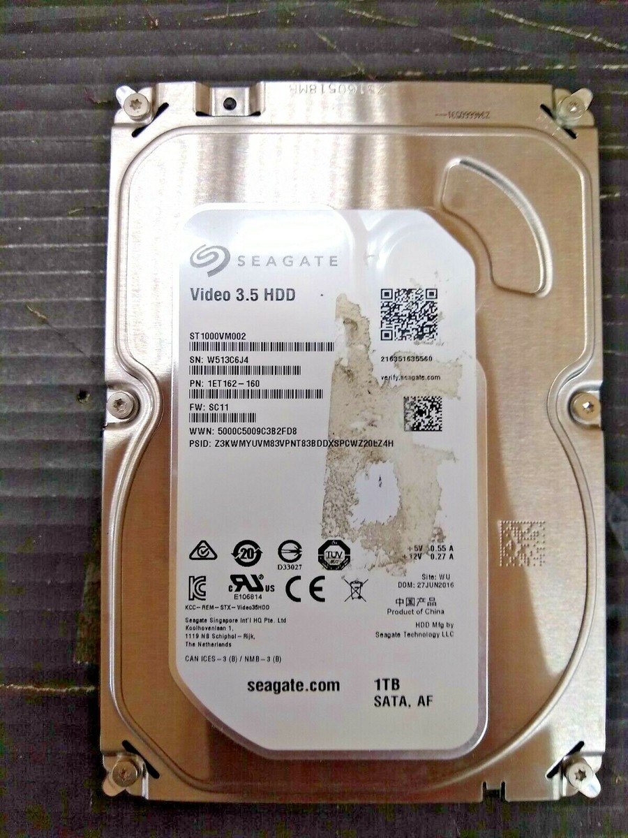 Seagate Video 3.5 HDD 1TB 3.5